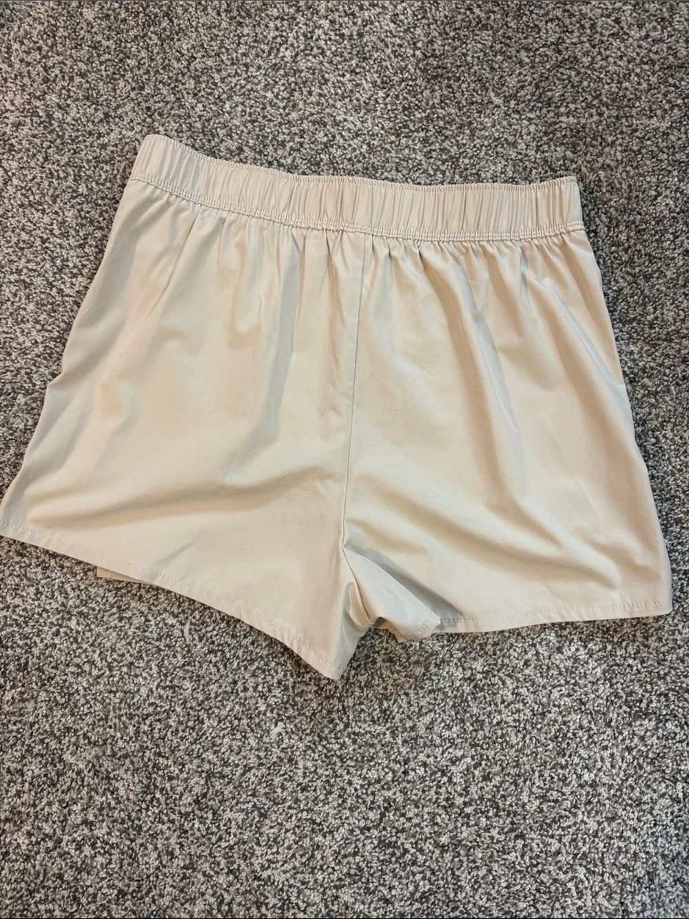 Beige Girls Skort Shorts